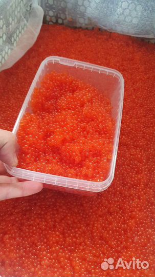 Красная икра кета