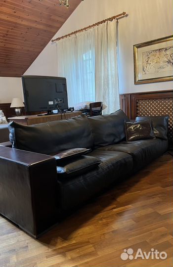 Кожаный диван baxter