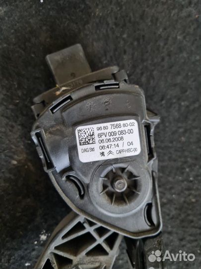 Педаль газа Peugeot 308 хэтчбек 1.6 EP6 2008