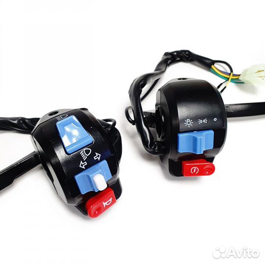 Блоки переключателей к-т GY6 (барабан/барабан,рыча