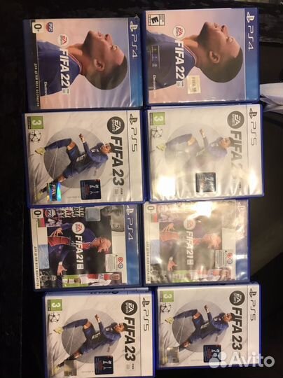 Диски на ps4 ps5 FIFA