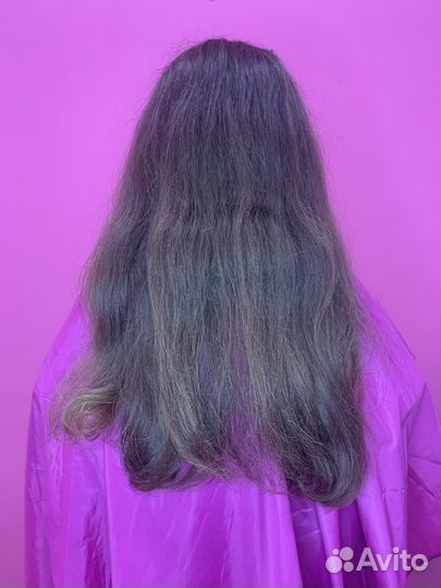 Кератиновое выпрямление волос