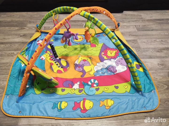 Развивающий коврик tiny love зоосад