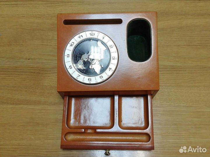 Органайзер деревянный настольный для канцелярии