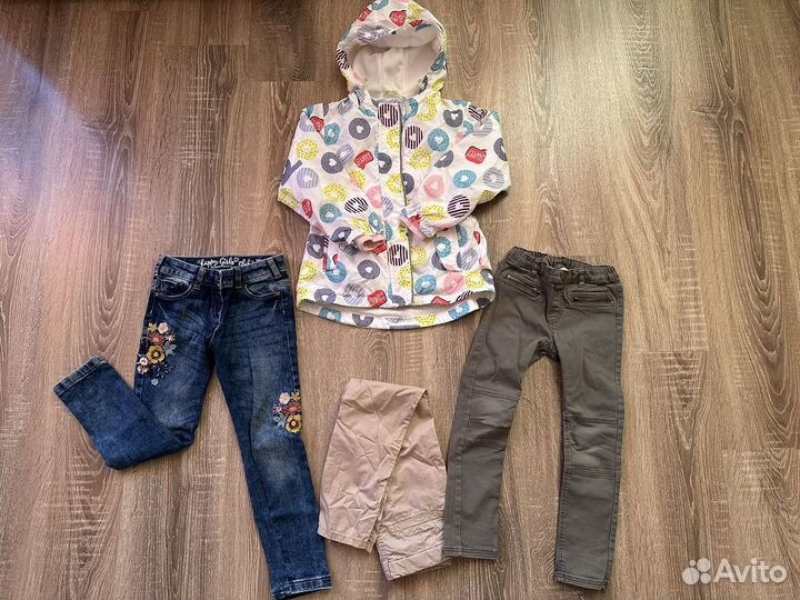 Вещи пакетом на девочку 110 116 осень