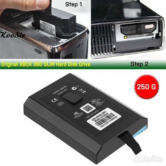 Hdd 250gb (xbox 360) оригинал