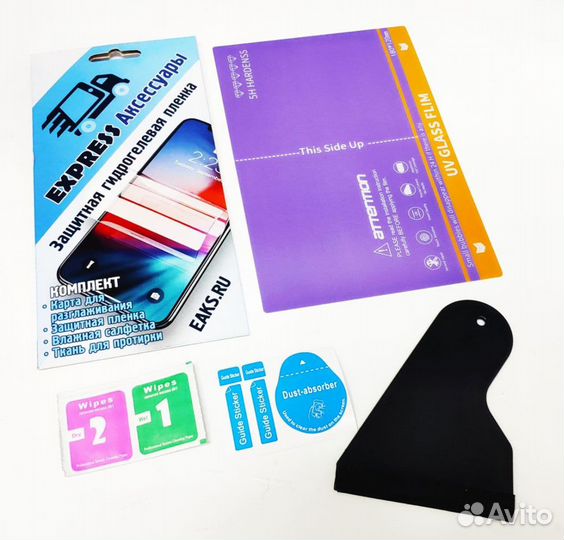 Гидрогелевое броне покрытие с uv клеем