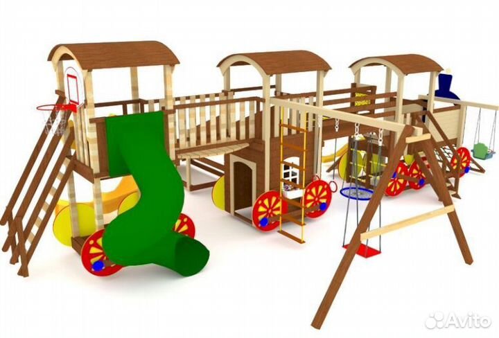 Детская площадка для лета и зимы
