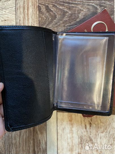 Обложка для автодокументов натуральная кожа