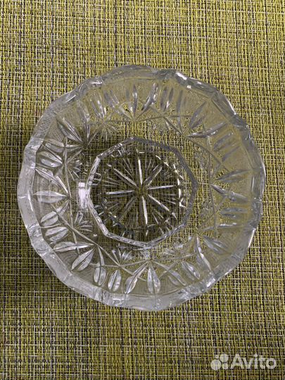 Ваза хрустальная винтажная