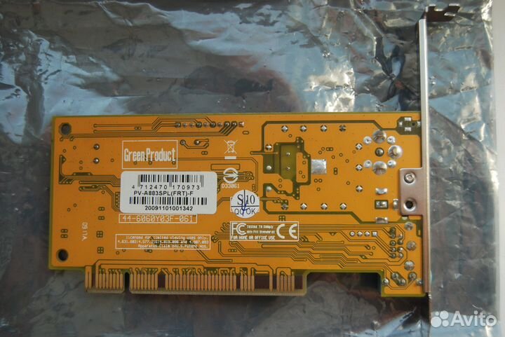 TV/FM PCI тюнер prolink PixelView