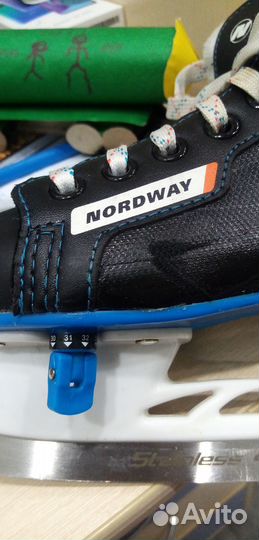 Коньки детские раздвижные ndw350 30- 33 размер