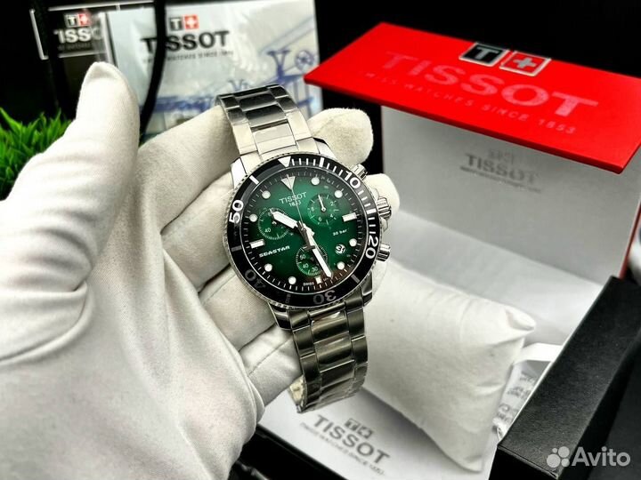 Очень красивые мужские часы Tissot Seastar 1853