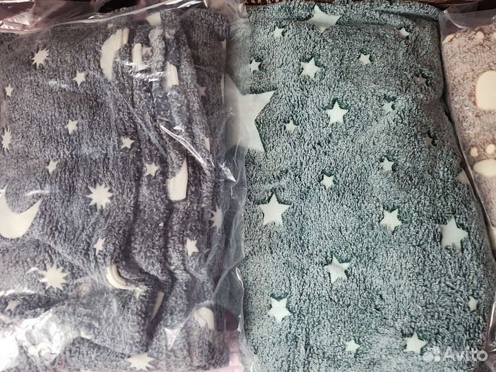 Светящийся плед в темноте