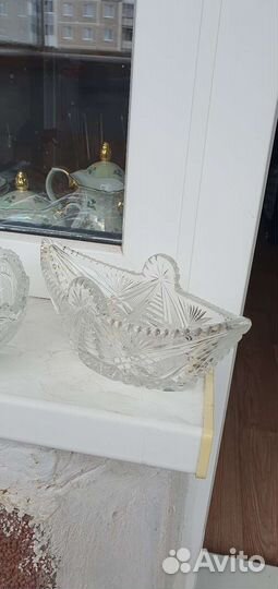 Хрустальная конфетница