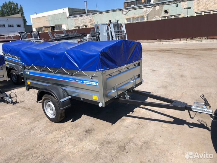 Легковой прицеп Кремень 2,2х1,3x0,5 самосвал