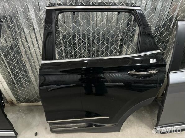 Дверь задняя левая Хендай Санта Фе 4 TM