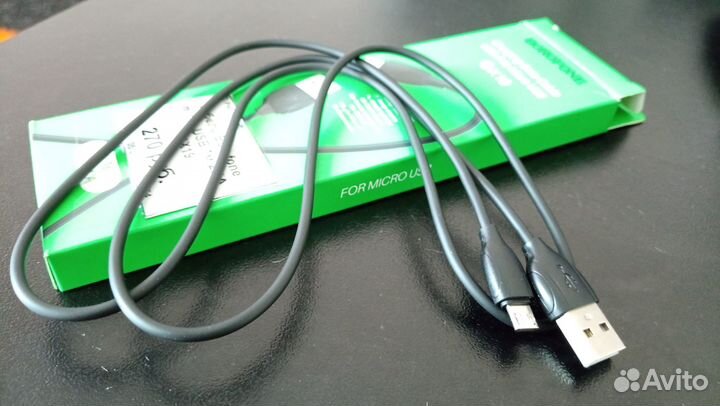 Кабель borofone micro USB - 1М - 2.4А