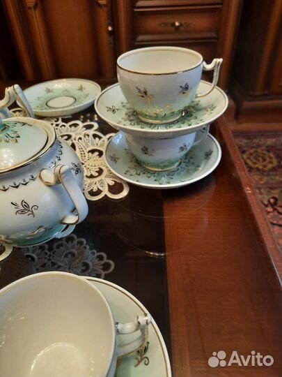 Чайный сервиз вербилки СССР барбарис