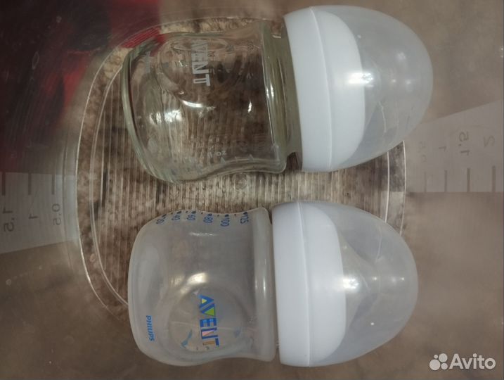 Молокоотсос avent, бутылочки, соски, вкладыши