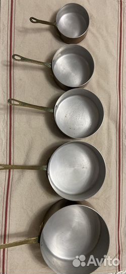 Медные ковши (сотейники) Франция