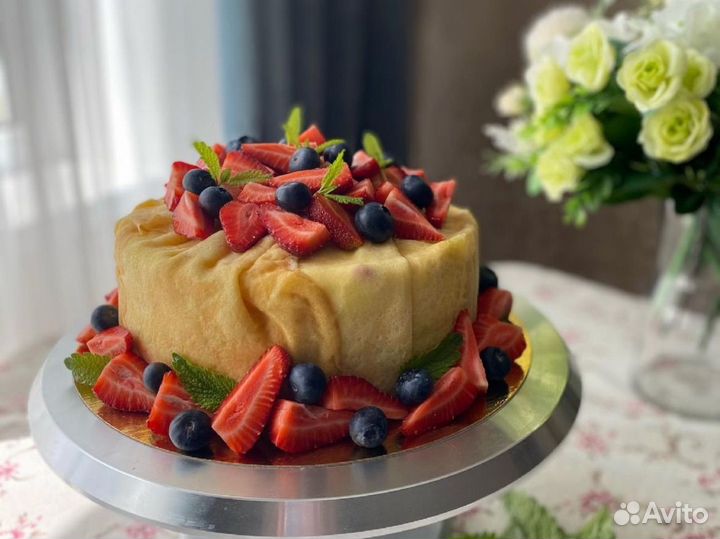 Самые вкусные Торты, Меренговый рулет и трайфлы