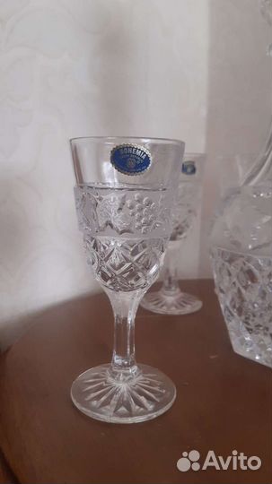 Графин с рюмками Чехия