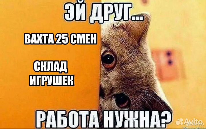 Работа Вахтовый метод с питанием / Комплектовщик