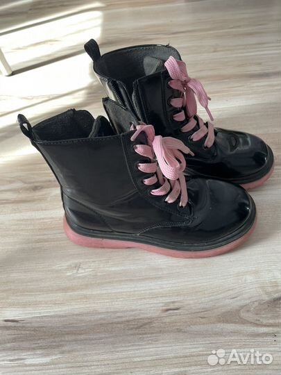 Ботинки демисезонные для девочки 32 33 размер