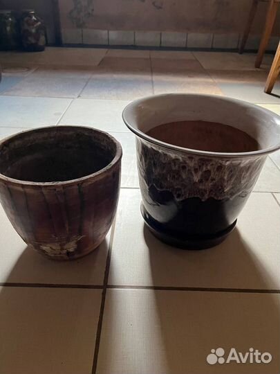 Горшки, кашпо, вазы, цветы. Бочок для унитаза