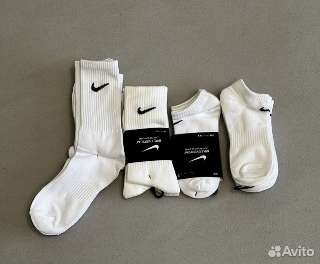 Носки Nike Everyday 3 шт короткие и длинные