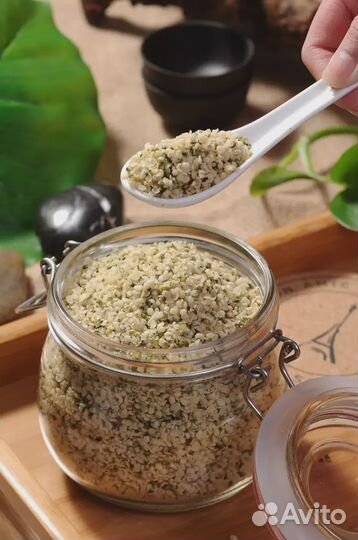 Очищенные ядра семян конопли, 1 кг