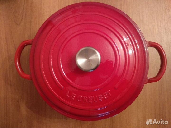 Казан чугунный Le Creuset, 26 см, 4,1 л, вишня