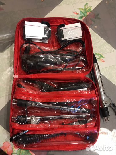 Плойка тройная для волос