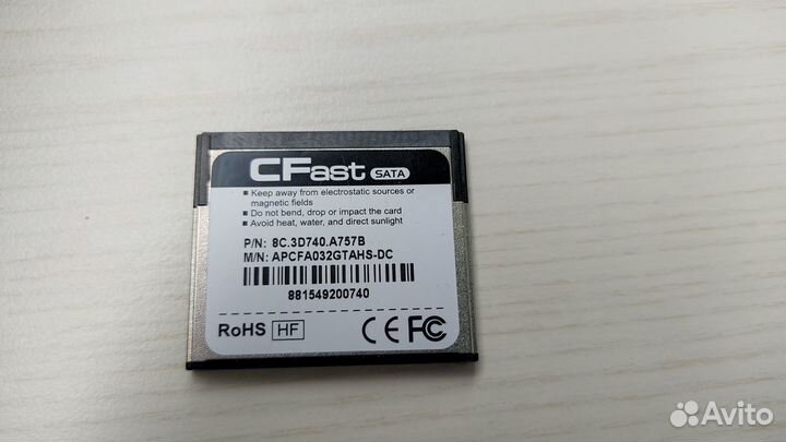 CFast 1.0 карта памяти