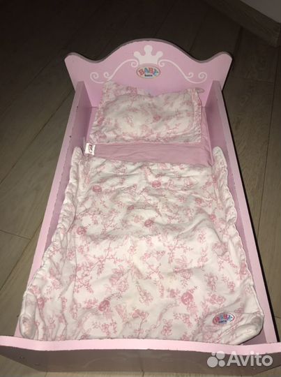 Игрушечная кроватка с куклой Baby Born