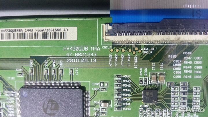 Телевизор Dexp U55e7000m на запчасти