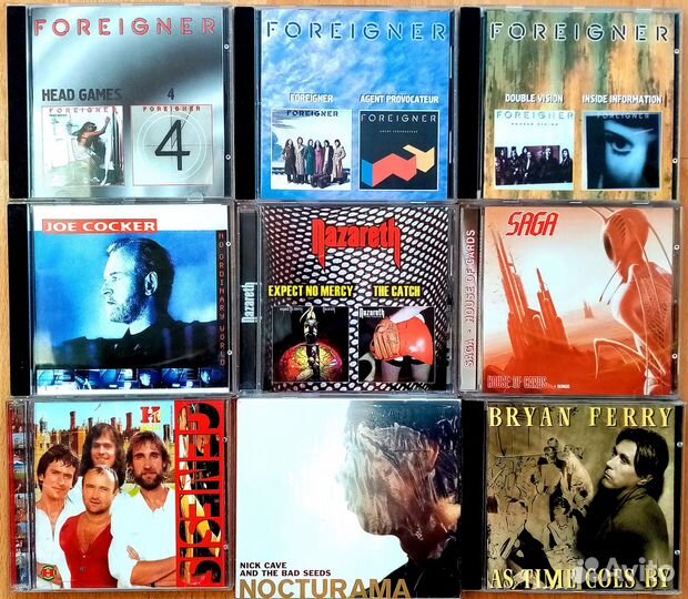 CD диски. Rock. Зарубежная рок музыка
