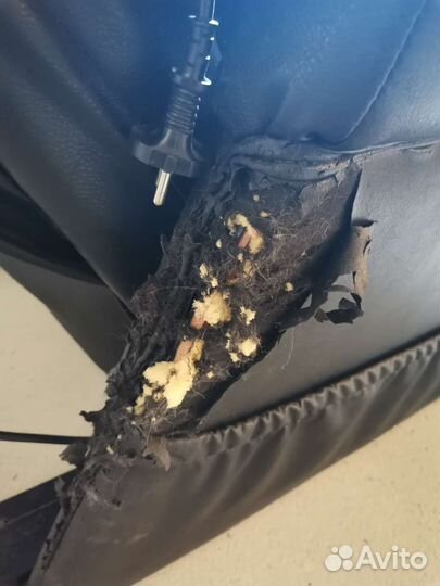 Кожанное кресло массажное