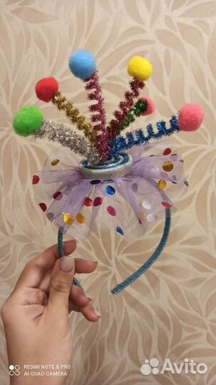 Ободок хлопушка