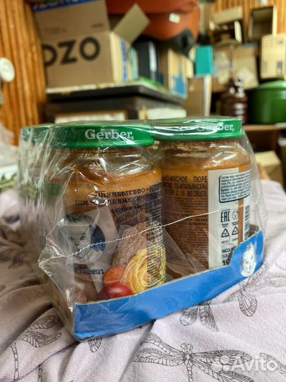 Детское пюре gerber лакомство по-итальянски