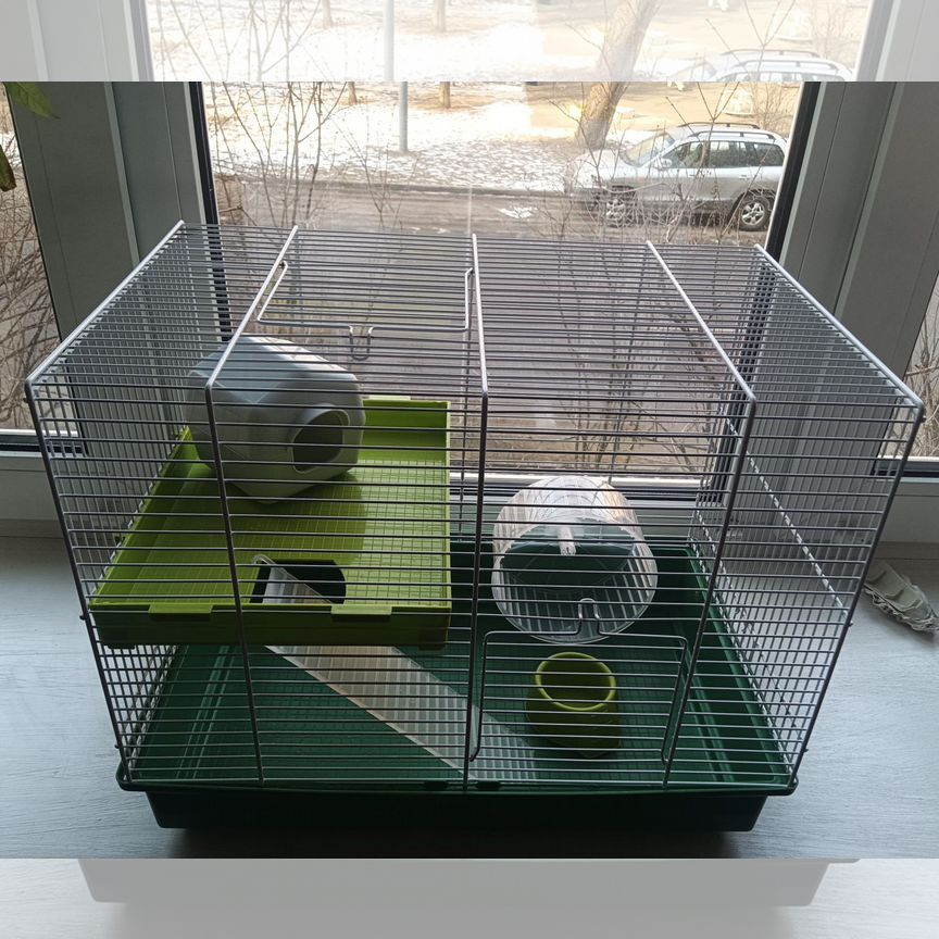 Клетка для хомяка.Ferplast Hamster Duo