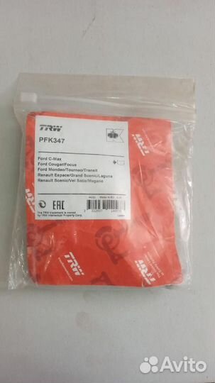 Пружины колодок Renault Megan II TRW PFK347