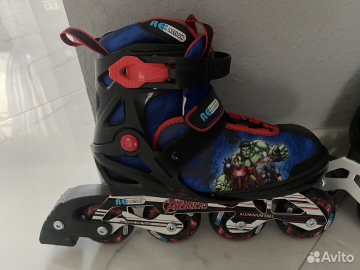 Роликовые коньки детские раздвижные 31-36