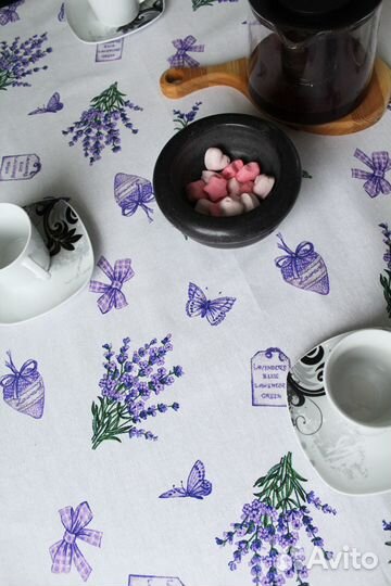 Скатерть 150*150 см рогожка на стол хлопок подарок