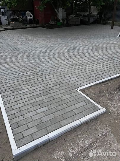Укладка брусчатки