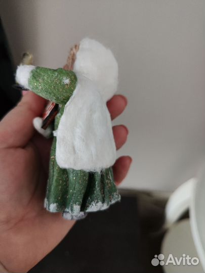 Ватные елочные игрушки