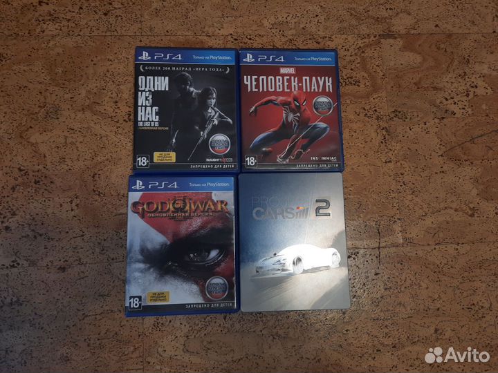 Игры ps4(Spider-Man 2018 и ещё 3 игры