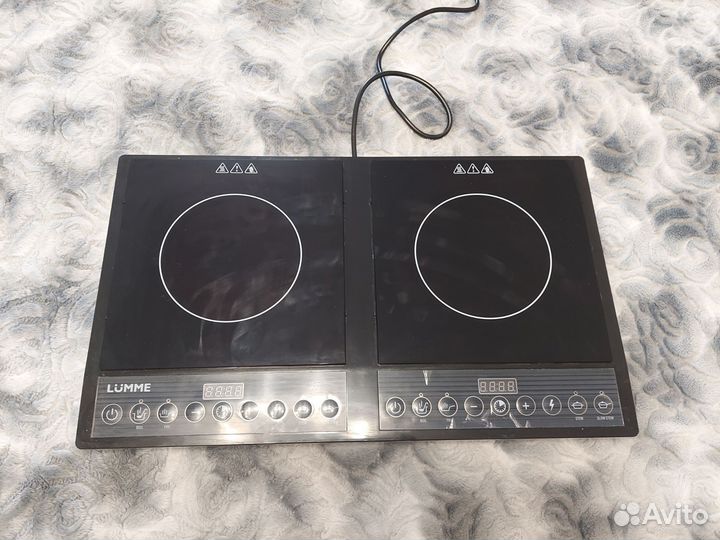 Индукционная плита 2 конфорки бу