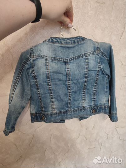 Джинсовая куртка zara 92